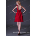 2015 Grace Karin Chiffon One Shoulder Short Red Bridesmaid Dress CL3476